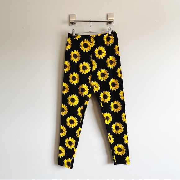 NO BOUNDARIES | Sunflower Leggings Sz M - Picture 2 of 6